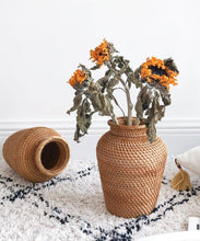 Load image into Gallery viewer, Rattan Hand Woven Vase
