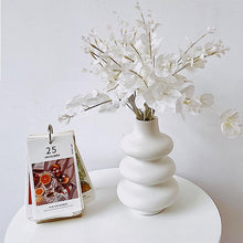 Load image into Gallery viewer, Meringue Abstract Ceramic Vase
