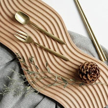 Load image into Gallery viewer, Beech Wooden Tray with Grooves
