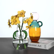 Load image into Gallery viewer, Arizona Whimsy Tinted Glass Vase
