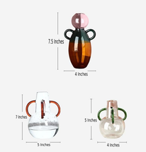 Load image into Gallery viewer, Arizona Whimsy Tinted Glass Vase
