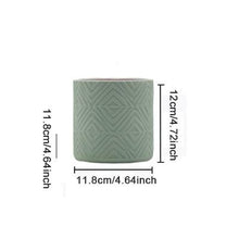 Load image into Gallery viewer, Imprint Cement Planters
