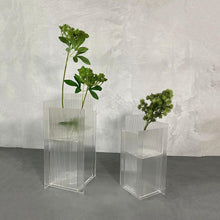 Load image into Gallery viewer, Rainbow Ripple Acrylic Vase &amp; Desk Organizer
