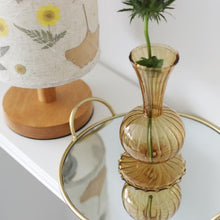 Load image into Gallery viewer, Earth Tone Petal Texture Glass Vase
