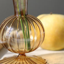 Load image into Gallery viewer, Earth Tone Petal Texture Glass Vase
