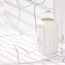 Load image into Gallery viewer, Swirl Textured Ceramic Flower Vase
