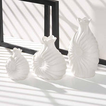 Load image into Gallery viewer, Swirl Textured Ceramic Flower Vase
