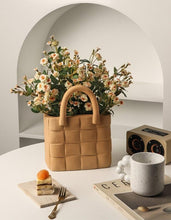 Load image into Gallery viewer, Garden Weave Basket Ceramic Vase
