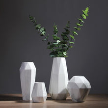 Load image into Gallery viewer, Geometric Marble Vases
