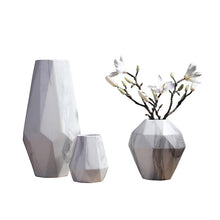 Load image into Gallery viewer, Geometric Marble Vases
