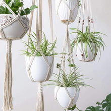 Load image into Gallery viewer, Juno Macrame Plant Hangers (set of 4)
